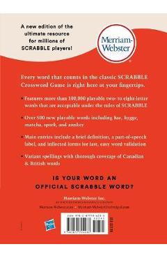 The Official Scrabble(r) Players Dictionary - Merriam-webster