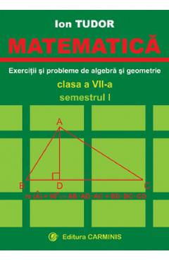 Matematica. Exercitii si probleme de algebra si geometrie - Clasa 7 - Semestrul 1 - Ion Tudor