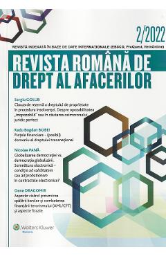 Revista romana de drept al afacerilor Nr.2/2022