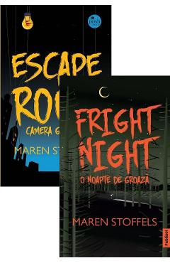 Pachet 2 carti: Escape Room + Fright Night – Maren Stoffels Beletristica imagine 2022
