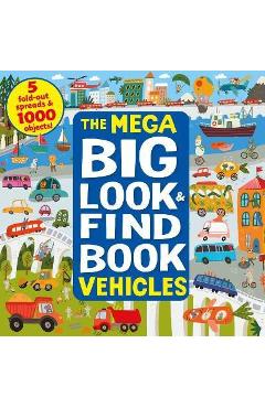 Mega Big Look and Find Vehicles - Clever Publishing