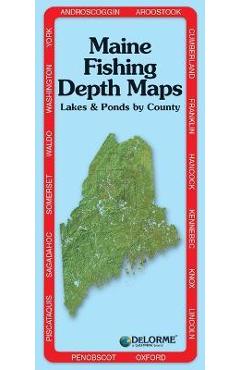 Delorme Maine Fishing Depth Maps - Rand Mcnally