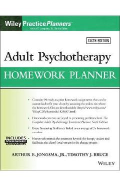 Adult Psychotherapy Homework Planner