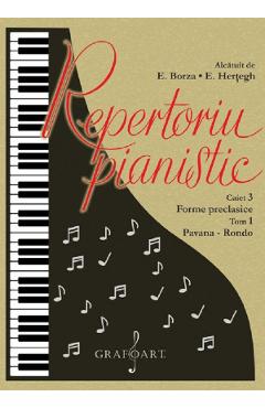 Repertoriu pianistic. Caietul 3: Forme preclasice, Tom 1, Pavana Rondo