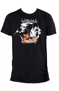 Tricou: Naruto and Sasuke. Naruto Shippuden marimea S