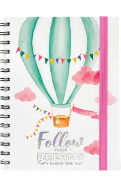 Notebook cu spirala: baloane