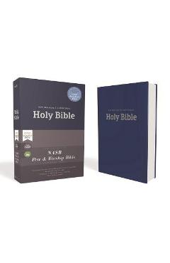 Nasb, Pew and Worship Bible, Hardcover, Blue, 1995 Text, Comfort Print - Zondervan