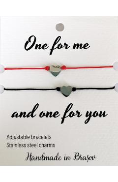 Set bratari: One For Me and One For You - Inimi