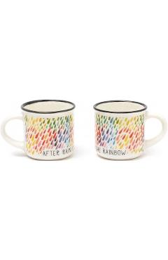Set 2 cani Espresso: After Rain comes the Rainbow
