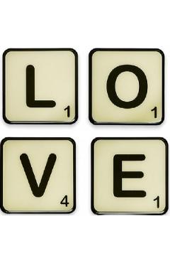 Set suport pahare: Love