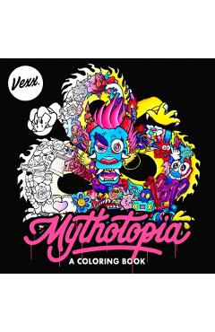 Mythotopia: A Dragons and Doodles Coloring Book - Vexx