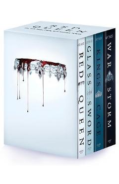 Red Queen 4-Book Paperback Box Set: Red Queen, Glass Sword, King\'s Cage, War Strom - Victoria Aveyard
