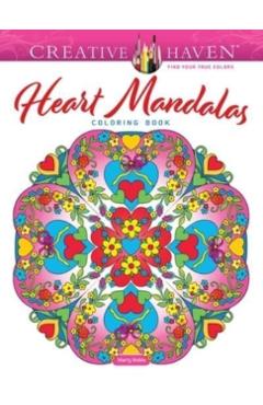 Creative Haven Heart Mandalas Coloring Book - Marty Noble