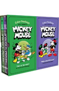 Walt Disney\'s Mickey Mouse Color Sundays Gift Box Set: Call of the Wild and Robin Hood Rises Again: Vols. 1 & 2 - Floyd Gottfredson