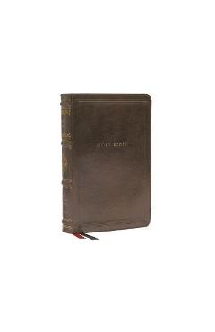 Nkjv, Personal Size Reference Bible, Sovereign Collection, Leathersoft, Brown, Red Letter, Thumb Indexed, Comfort Print: Holy Bible, New King James Ve - Thomas Nelson