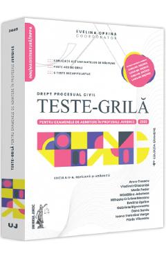 Teste-grila Pentru Examenele De Admitere In Profesiile Juridice. Drept Procesual Civil Ed.2 - Evelina Oprina