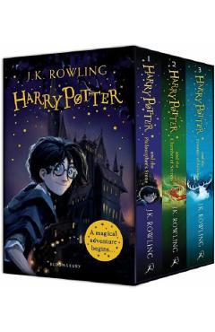 Harry Potter Vol.1-3 Box Set: A Magical Adventure Begins – J. K. Rowling J.K. Rowling imagine 2022 cartile.ro
