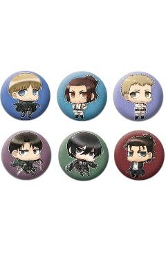 Set 6 insigne. attack on titan