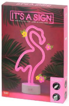 Lampa efect neon: Flamingo