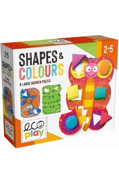 Puzzle: Sa potrivim formele si culorile