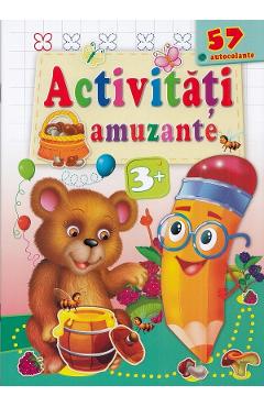 Activitati amuzante. Ursuletul 57 autocolante 3 ani+ activitati