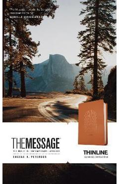 The Message Thinline (Leatherlike, Sunrise British Tan) - Eugene H. Peterson