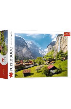 Puzzle 3000. Lauterbrunnen, Elvetia