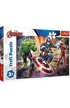 Puzzle 24 maxi. Eroi: Avengers