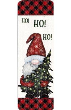Semn de carte Craciun: Ho!Ho!Ho!