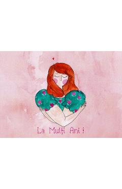 Carte postala: Imbratisare. La multi ani!