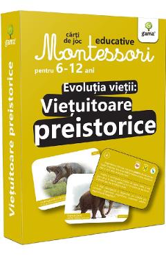 Poze Montessori. Evolutia vietii: Vietuitoare preistorice