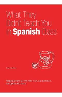 What They Didn\'t Teach You in Spanish Class: Slang Phrases for the Cafe, Club, Bar, Bedroom, Ball Game and More - Juan Caballero