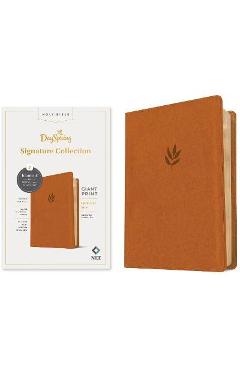 NLT Personal Size Giant Print Bible, Filament Enabled Edition (Red Letter, Leatherlike, Classic Tan): Dayspring Signature Collection - Tyndale