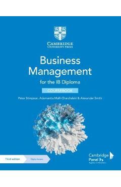 Business Management for the Ib Diploma Coursebook with Digital Access (2 Years) [With Access Code] - Peter Stimpson