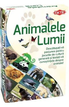 Joc educativ: Animalele lumii