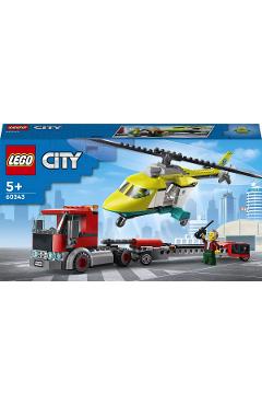 Lego City. Transportul elicopterului de salvare