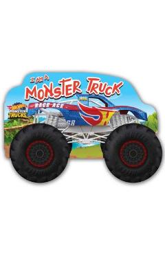 Hot Wheels: I Am a Monster Truck: A Board Book with Wheels - Mattel