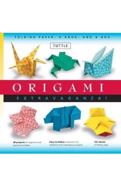 Origami Extravaganza! Folding Paper, a Book, and a Box: Origami Kit Includes Origami Book, 38 Fun Projects and 162 Origami Papers: Great for Both Kids - Tuttle Publishing