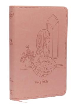 Nrsvce, Precious Moments Bible, Pink, Leathersoft, Comfort Print: Holy Bible - Catholic Bible Press