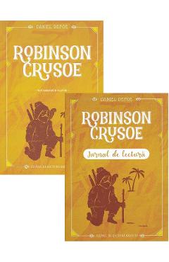 Robinson Crusoe + Jurnal de lectura - Daniel Defoe - KREATIV