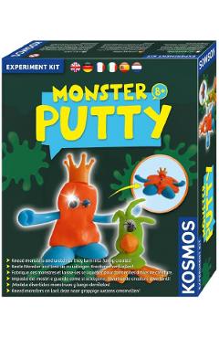 Set educativ STEM: Monstrul de plastilina