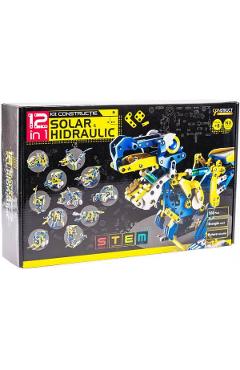 Kit de constructie Roboti Solari si Hidraulici 12 in 1