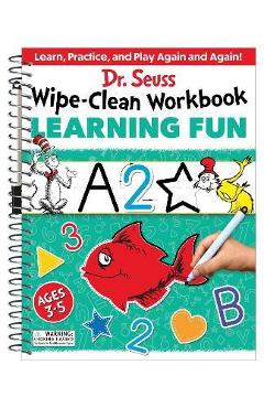Dr. Seuss Wipe-Clean Workbook: Learning Fun: Activity Workbook for Ages 3-5 - Dr Seuss