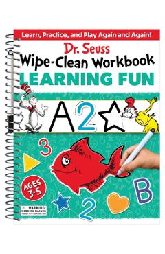 Dr. Seuss Wipe-Clean Workbook: Learning Fun: Activity Workbook for Ages 3-5 - Dr Seuss