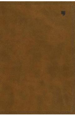 Net Bible, Thinline Large Print, Leathersoft, Brown, Comfort Print: Holy Bible - Thomas Nelson