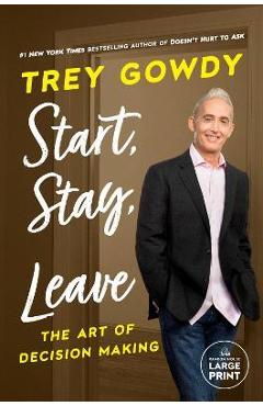 Start, Stay, or Leave: The Art of Decision Making - Trey Gowdy