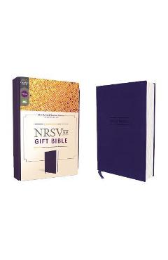 Nrsvue, Gift Bible, Leathersoft, Blue, Comfort Print - Zondervan