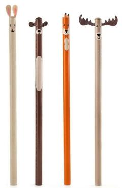 Set 4 creioane: Animale din padure