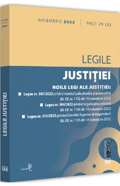 Legile justitiei Noiembrie 2022