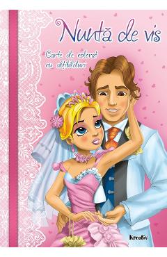 Nunta de vis. carte de colorat cu abtibilduri